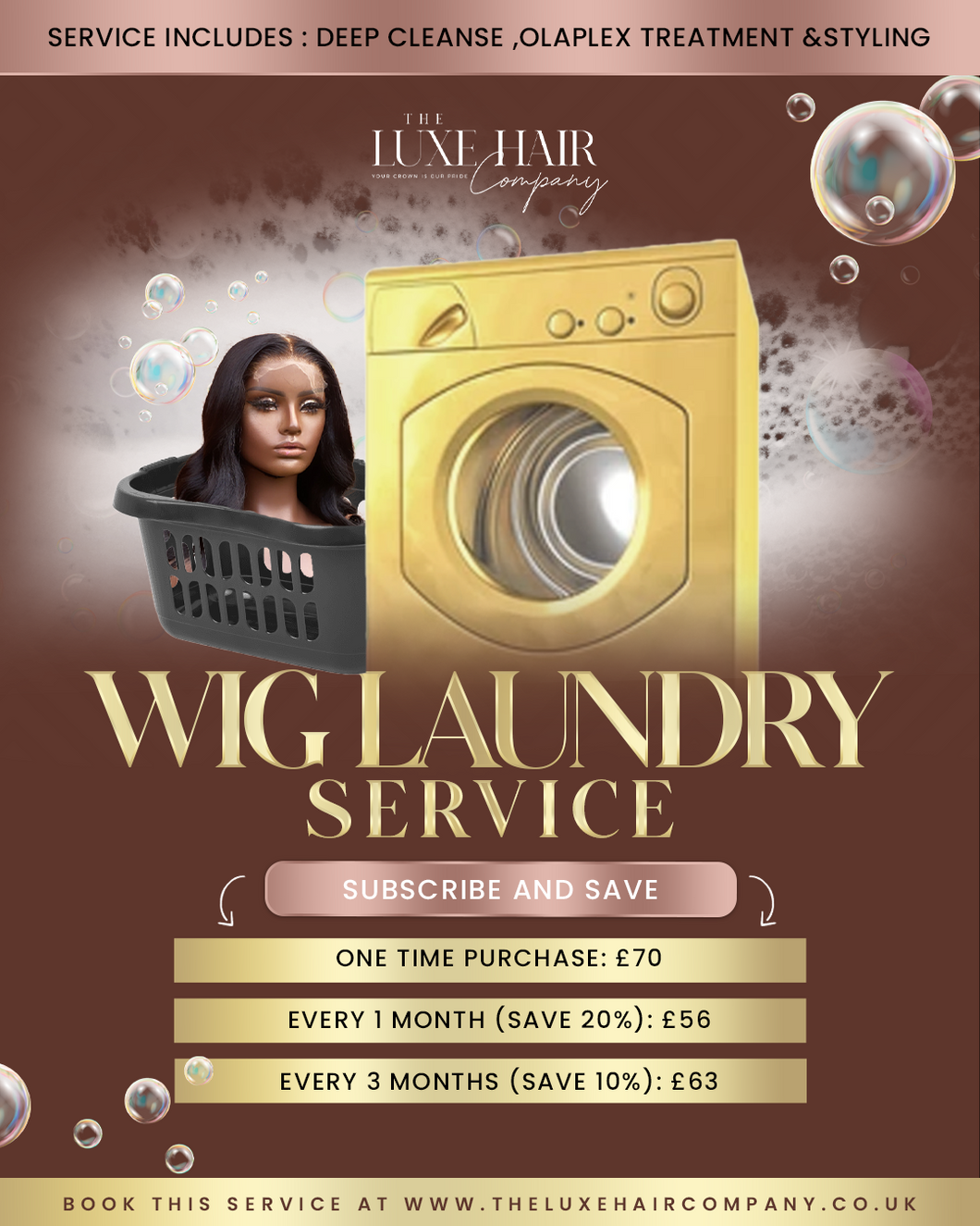 Wig Laundry Service