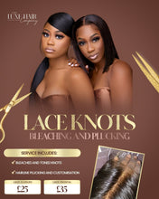 Load image into Gallery viewer, Knots Bleaching and Plucking Service - The Luxe Hair Company
